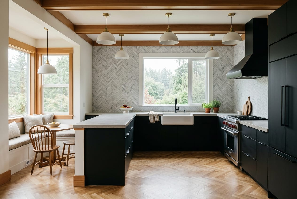 Mendoza Kitchen Remodeling Corp, kitchen remodeling in Granite Falls, completed project 1